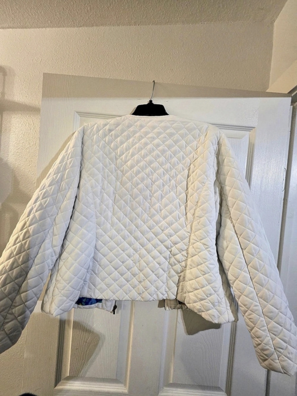 Ruby Rd Quilted Jacket in White Size 14 - Picture 3 of 10